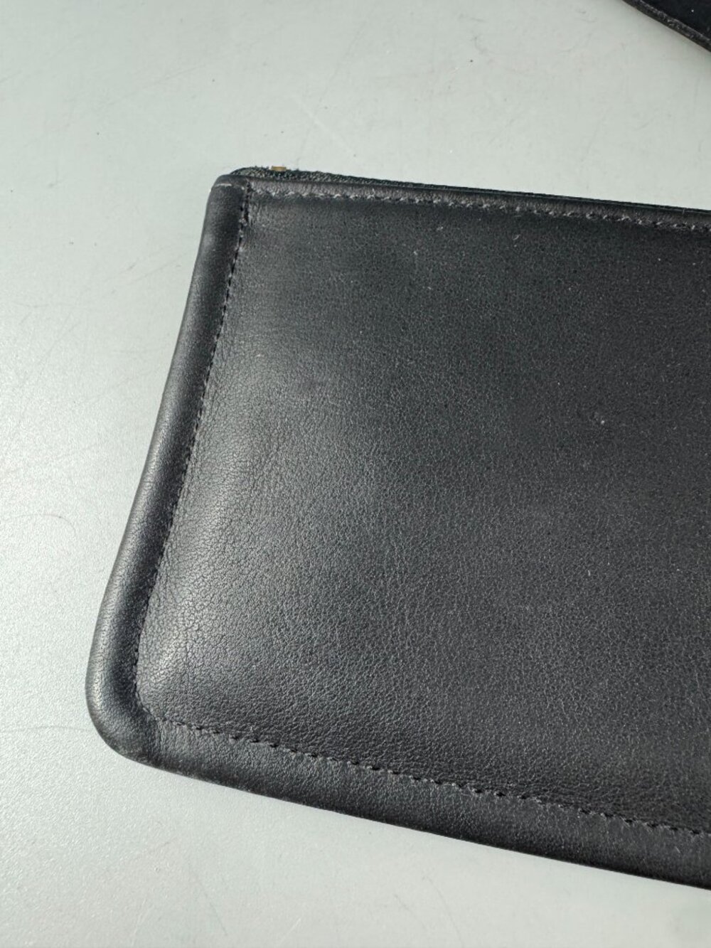 Vintage Coach Black Leather Pouch - Picture 7 of 13